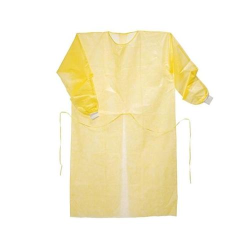 工厂直销 spp一次性隔离衣黄色 非医用level1 来料加工-全球纺织网